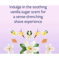 Gel à raser pour femmes Skintimate au parfum de sucre vanillé