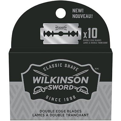 Lames classiques pour rasoir de sécurité à double tranchant de Wilkinson Sword