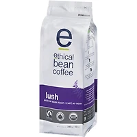 Fairtrade Organic Coffee, Lush Medium Dark Roast, Whole Bean Coffee