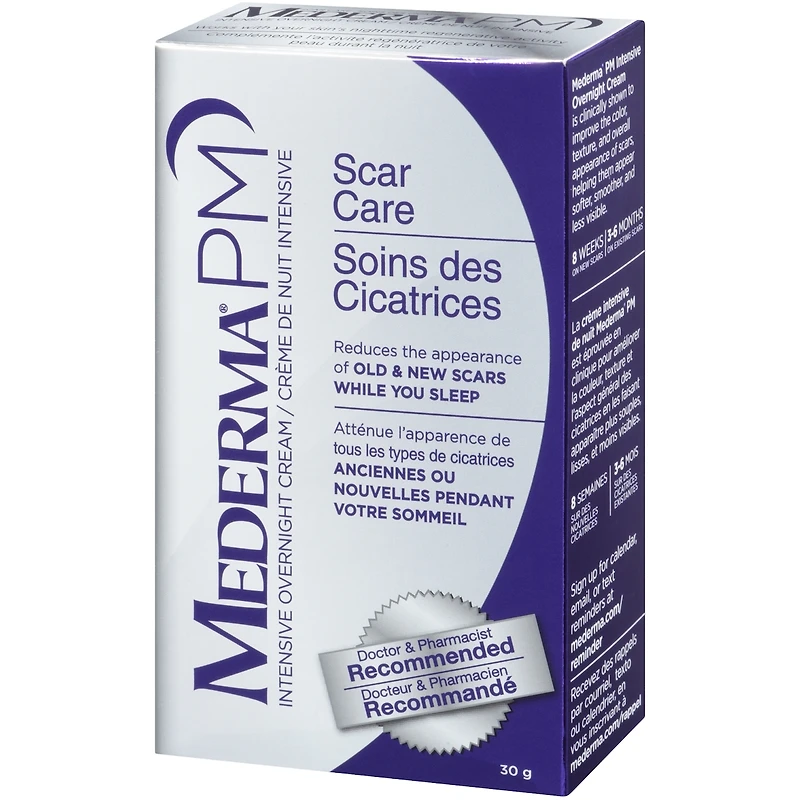 Créme de nuit intensive des cicatrices