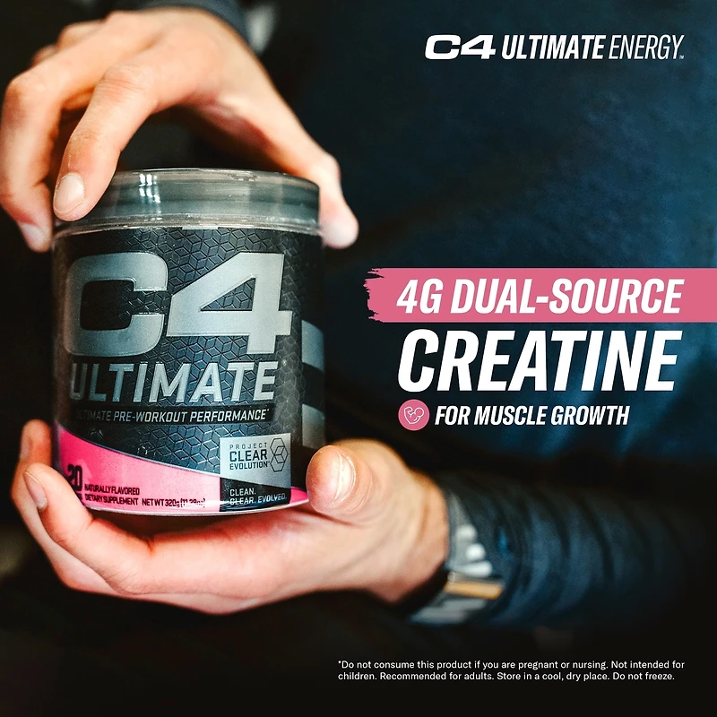 C4 Ultimate Pre-Workout 12serv Fraise Pastèque