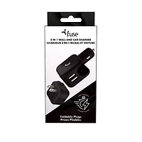 2.1Amp Car/Wall Charger Black