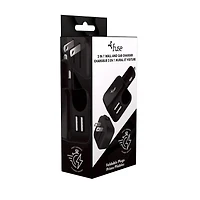 2.1Amp Car/Wall Charger Black