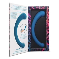 plusOne Dual Vibrating Arc, Personal Massager with 5 Powerful Vibration Settings, Rechargeable, Fully Waterproof