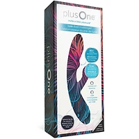 Luxe Dual Rabbit Vibrator for Women with Stroking Massage Bead - Made of Body-Safe Silicone, Fully Waterproof, USB Rechargeable - Dual Vibrating Massager with 10 Vibration Settings