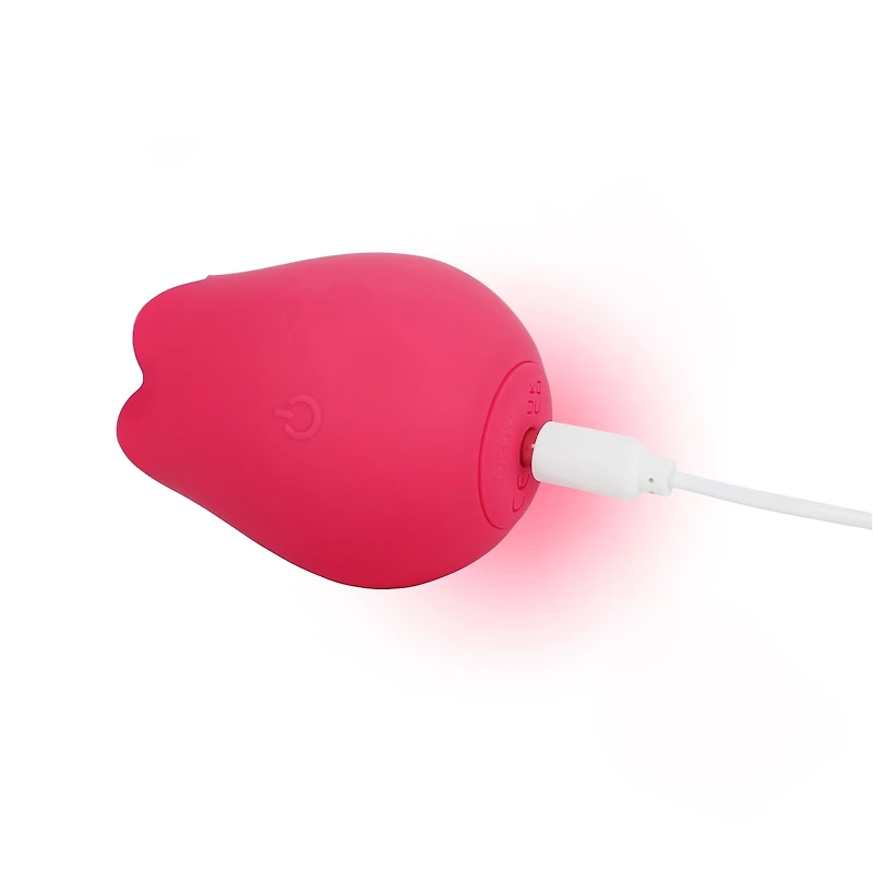 plusOne Rose Vibrator for Women - Clitoral Stimulator Made of Body-Safe Silicone, Waterproof, USB Rechargeable & 10 Pulsing Settings