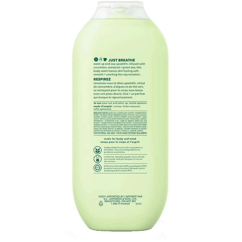 Method Body Wash, Daily Zen