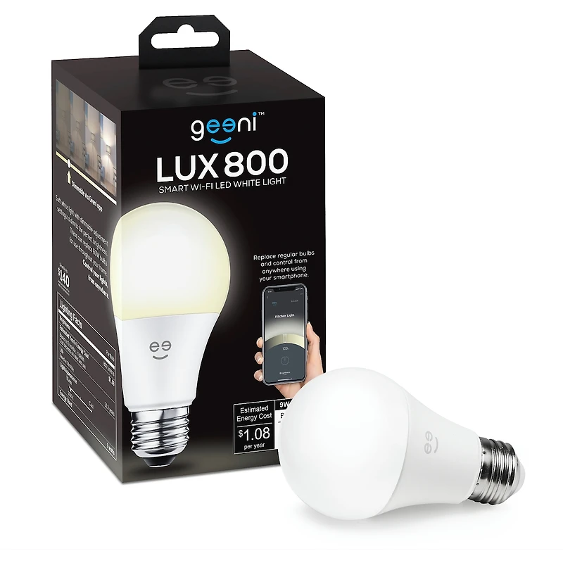 Ampoule intelligente à DEL Wi-Fi LUX 800 - Blanc
