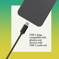Écouteurs Smile Jamaica avec connexion USB-C - couleur laiton
