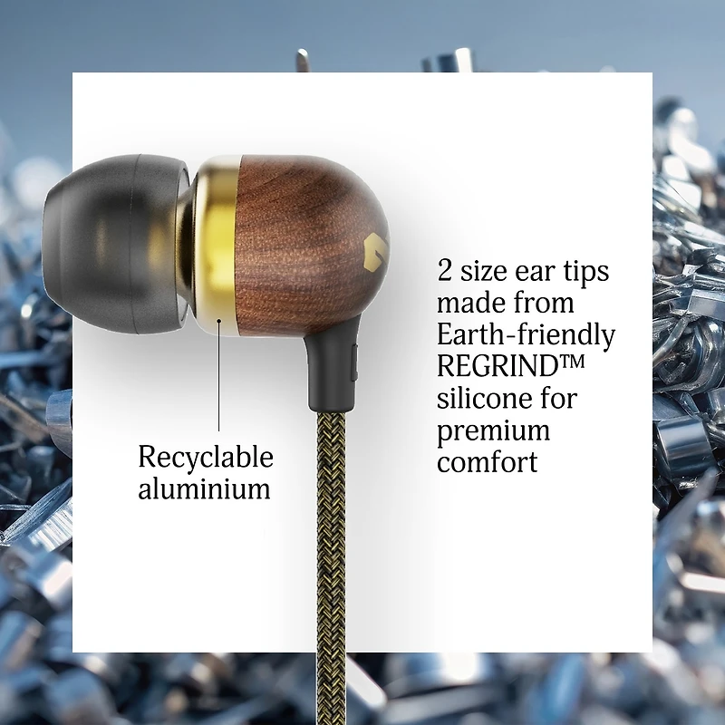 Écouteurs Smile Jamaica avec connexion USB-C - couleur laiton