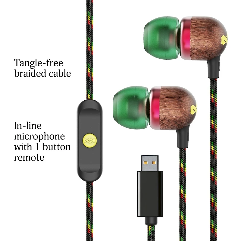 Smile Jamaica USB-C Rasta