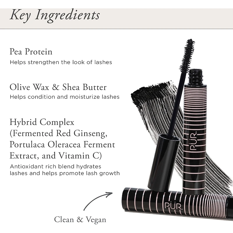 Bio Charged Plant-Powered Volumizing Mascara