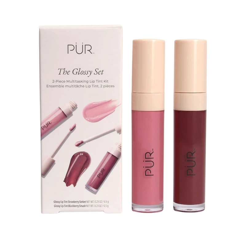 The Glossy Set 2-Piece Multitasking Lip Tint Kit