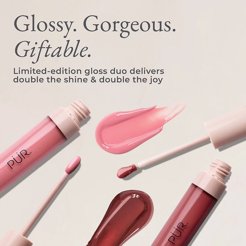 The Glossy Set 2-Piece Multitasking Lip Tint Kit