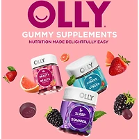 OLLY Vitamin For Men Blackberry Blitz gluten free 45 day supply 90 gummies