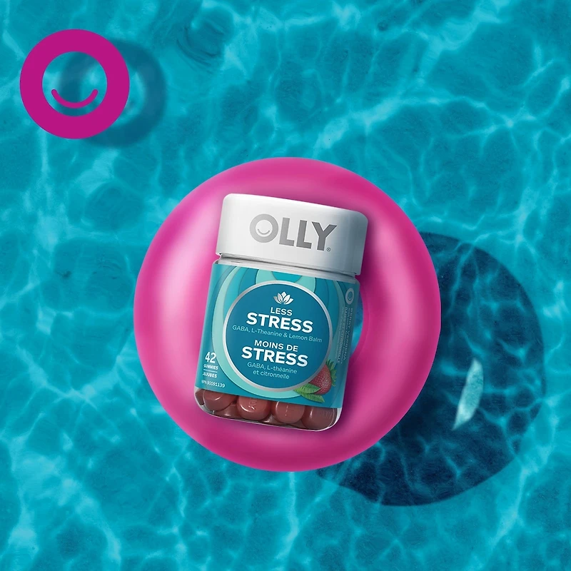OLLY Supplement For Stress-Relief Berry Verbena gluten free 21 day supply 42 gummies