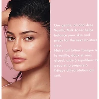 Lait tonique à la vanille, resserre les pores, tonifie & hydrate, sans alcool