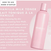 Lait tonique à la vanille, resserre les pores, tonifie & hydrate, sans alcool