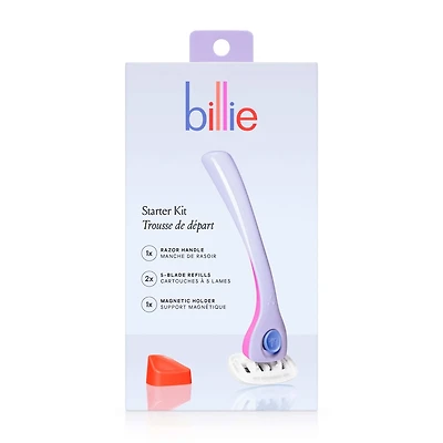 Trousse de départ de rasoir Billie pour femmes – Lilas