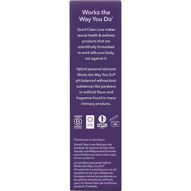 Hybrid Silicone & Water Based Personal Lubricant