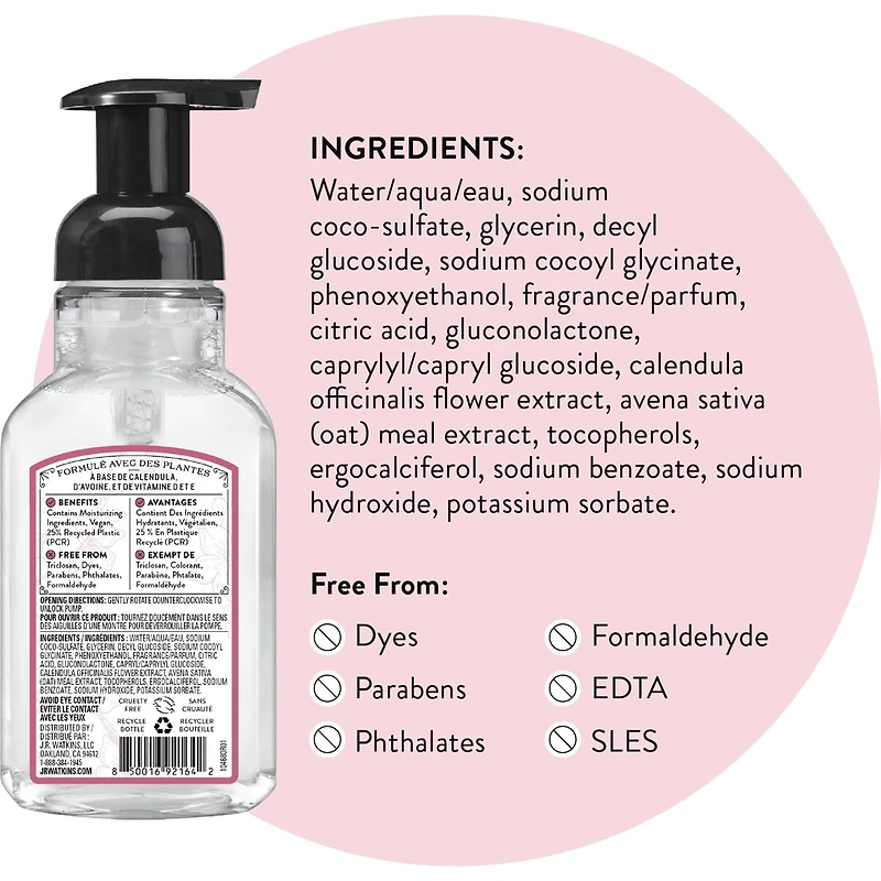 Fleurs De Cerisier Savon Moussant Pour Les Mains