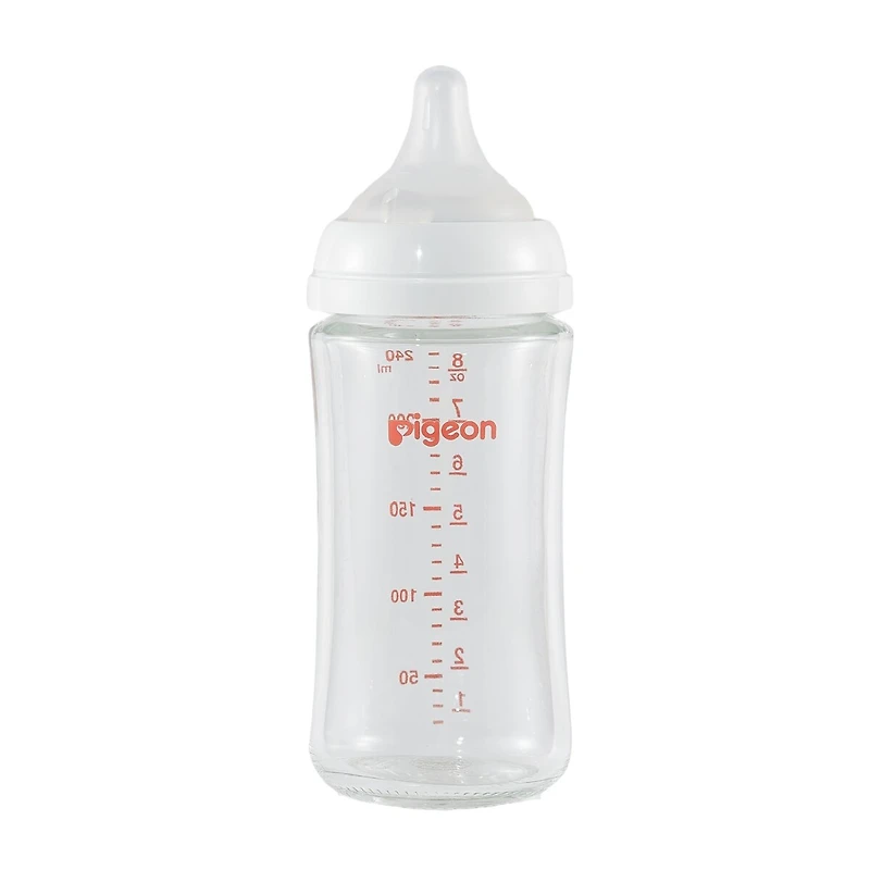 Glass Bottle 8oz with M Nipple (3M+)