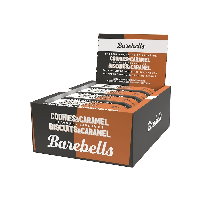 Barre de Proteine Biscuits et Caramel