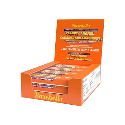 Barre de Proteine Moelleuse Caramel aux Arachides