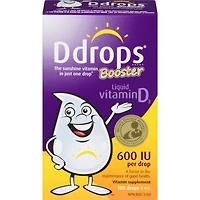 Ddrops Booster 600 UI vitamine D3, 180 gouttes