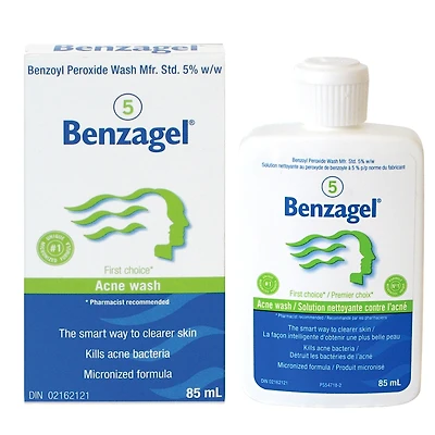 5% Solution Nettoyant contre l'acne