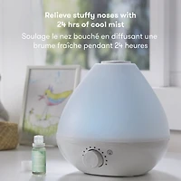 Humidificateur + Diffuseur + Veilleuse 3-en-1