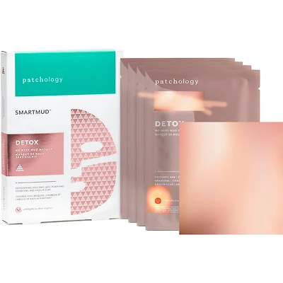 SmartMud® Masques de boue sans gâchis : Détox (4 masques