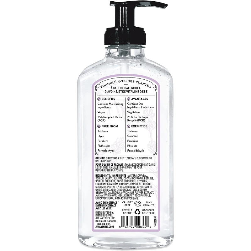 J.R. Watkins savon pour les mains lavande