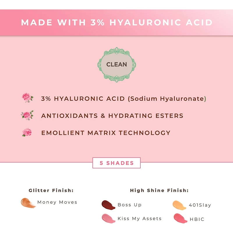 CEO of Lip Gloss: HBIC (Rosy Pink)