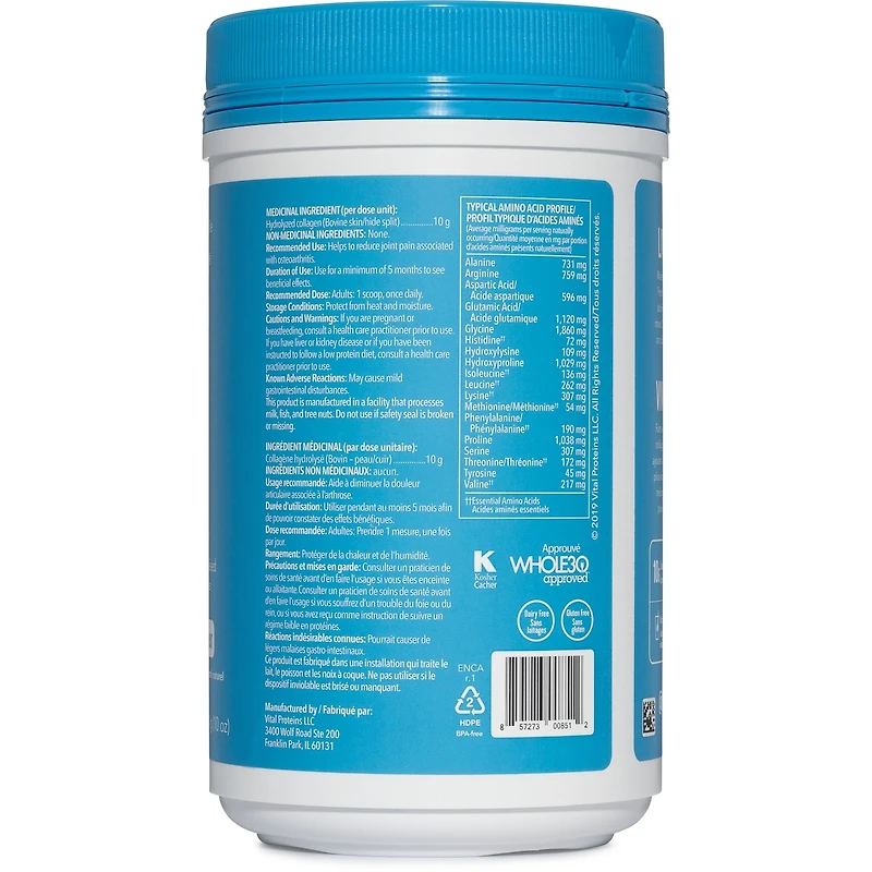 Peptides de Collagene Bovin 284g