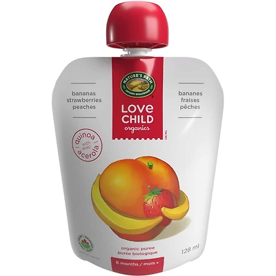 Superblends Bananas, Strawberries + Peaches Puree