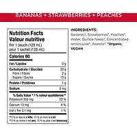 Purée bananes, fraises + pêches Superblends