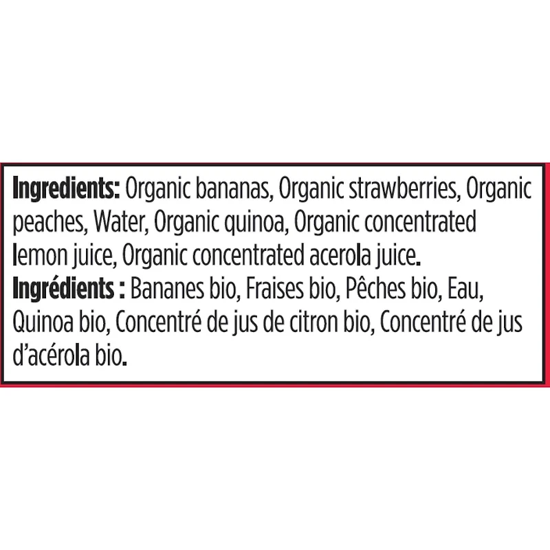 Superblends Bananas, Strawberries + Peaches Puree