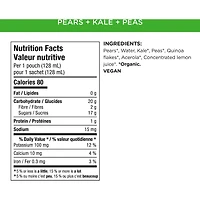 Superblends Pears, Kale + Peas Puree