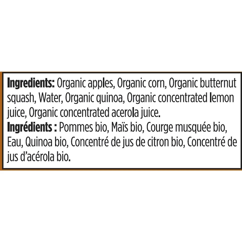 Superblends Apple, Corn + Butternut Squash Puree