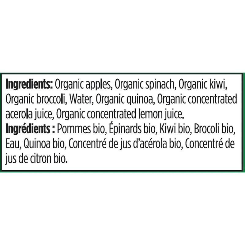 Superblends Apples, Spinach, Kiwi + Broccoli Puree