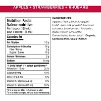 Purée pommes, fraises + rhubarbe Power Yo’rridge