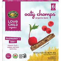 Barres collation framboise + betterave Oaty Chomps