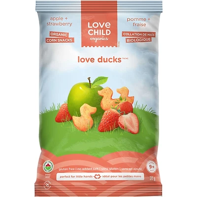 Collation pomme + fraise Love Ducks