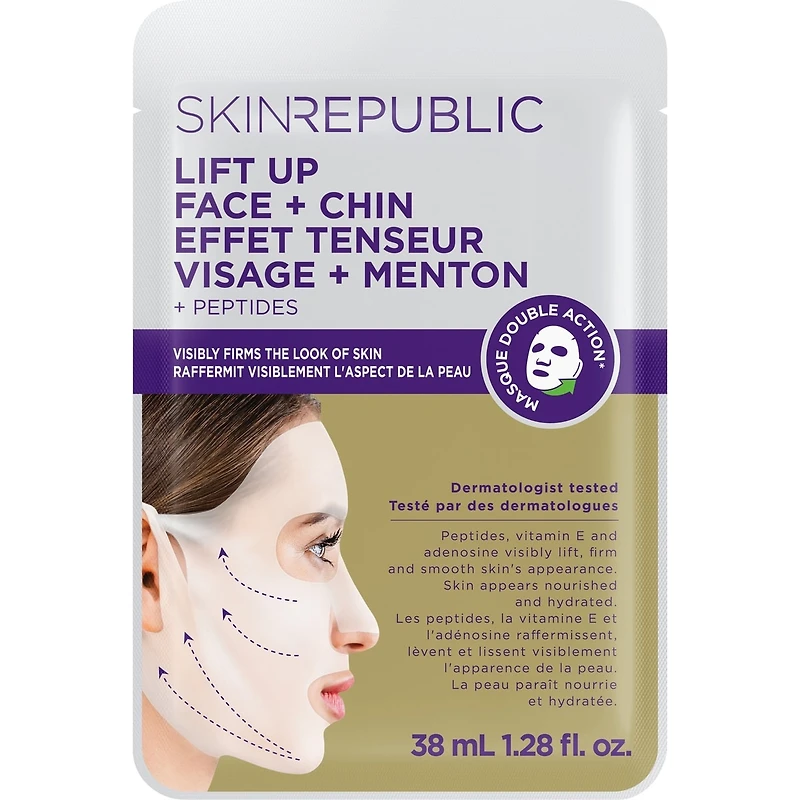 Masque liftant pour le visage et le menton Skin Republic