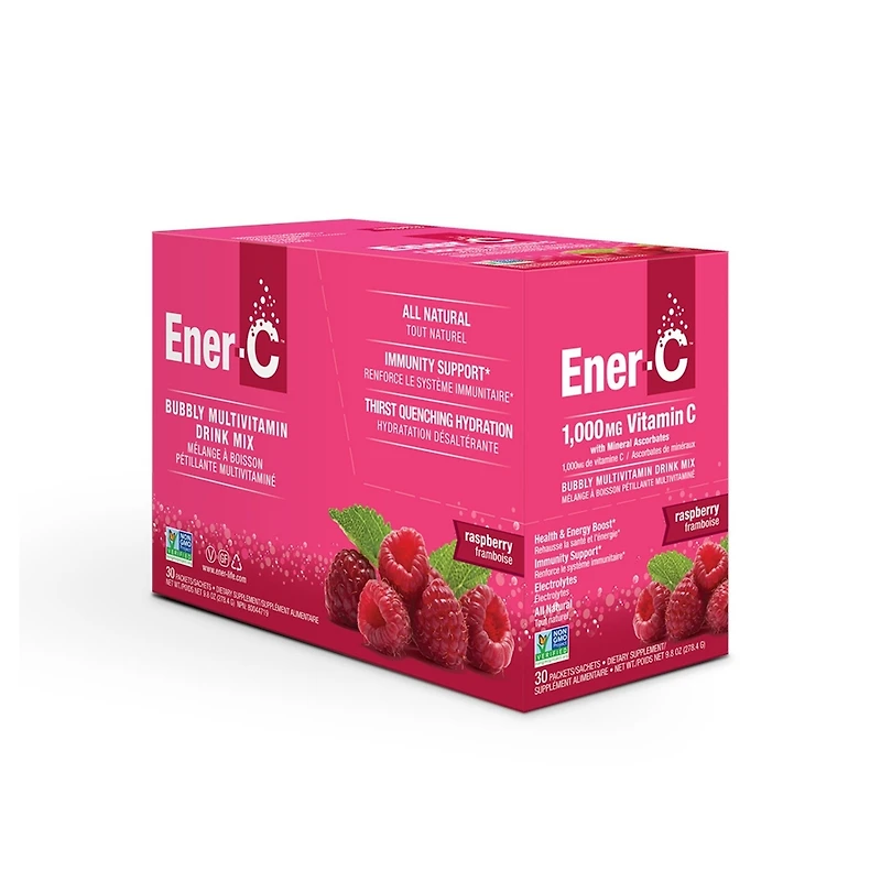 Ener-C Multivitamin Drink Mix Raspberry (30pk)