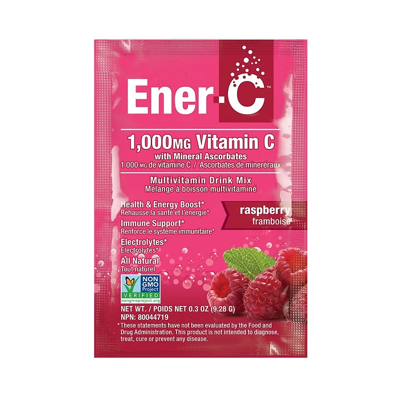 Ener-C Multivitamin Drink Mix Raspberry (30pk)