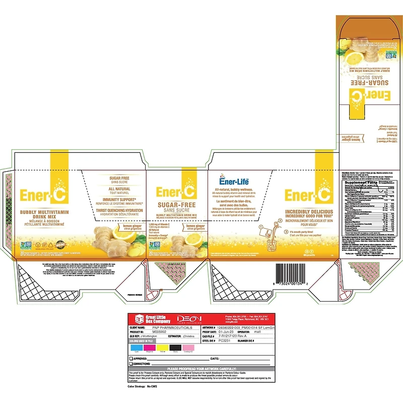 Gingembre Citron Sans Sucre