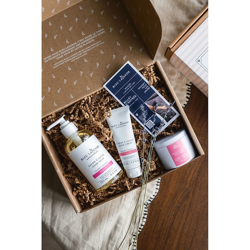 Lavender-magnolia box