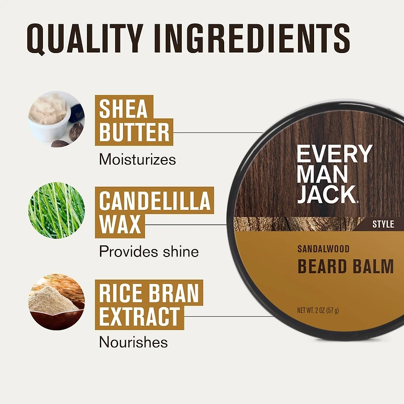 EMJ Beard Balm Sandalwood